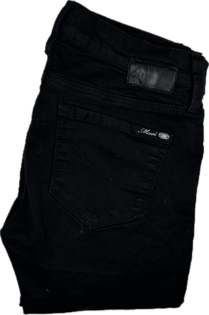 Mavi 'Reina' Maternity Black Skinny Jeans -Size 27/32