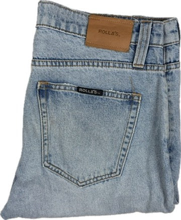 ROLLAS Mens 'Relaxo' Loose Fit Crop Jeans - Size 31"