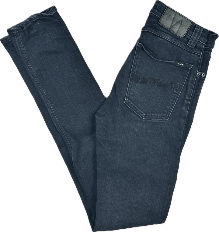 Nudie 'High Kai' Black Black Wash Jeans- Size 26/32 - Jean Pool