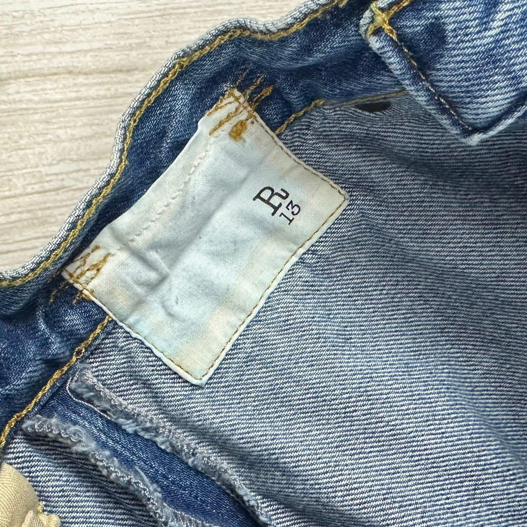 R13 Made in Italy 'Double Classic' Skirted Jeans- Size 24