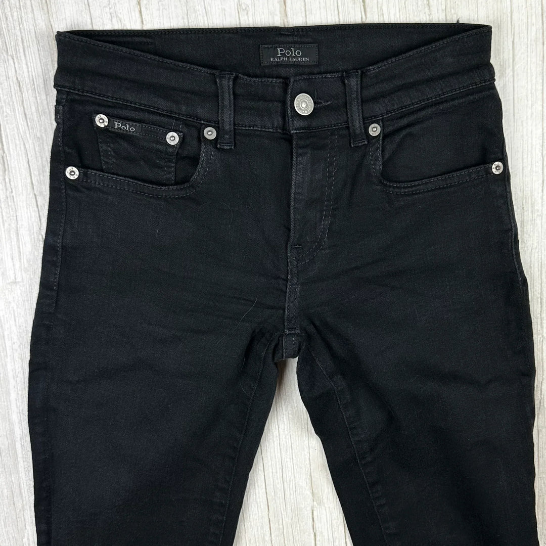 Ralph Lauren Polo Ladies 'Tompkins Skinny ' Black Jeans -Size 25