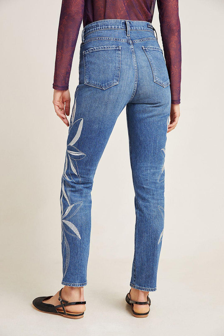 NWT - Citizens of Humanity 'Olivia' Embroidered Jeans $500+- Size 27 - Jean Pool