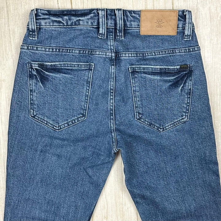 Rip Curl 'Epic' Straight Mens Stretch Jeans -Size 28"