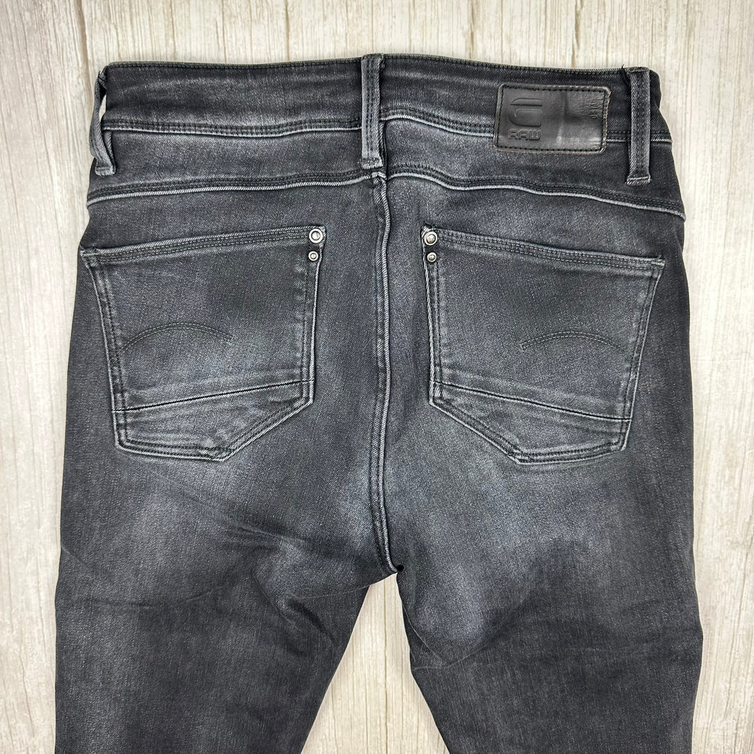 G Star RAW Womens 'Lhana' Aged Black Skinny Jeans -Size 26/32