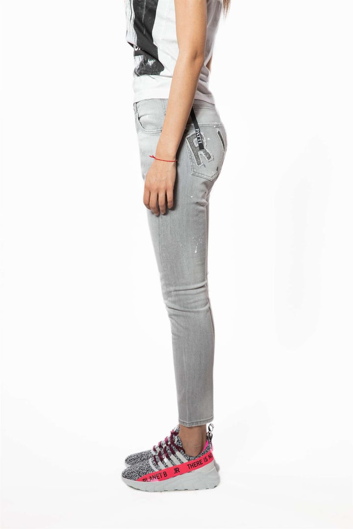 NWT- John Richmond  Logo Seat 'Patti' Jeans- Size 25