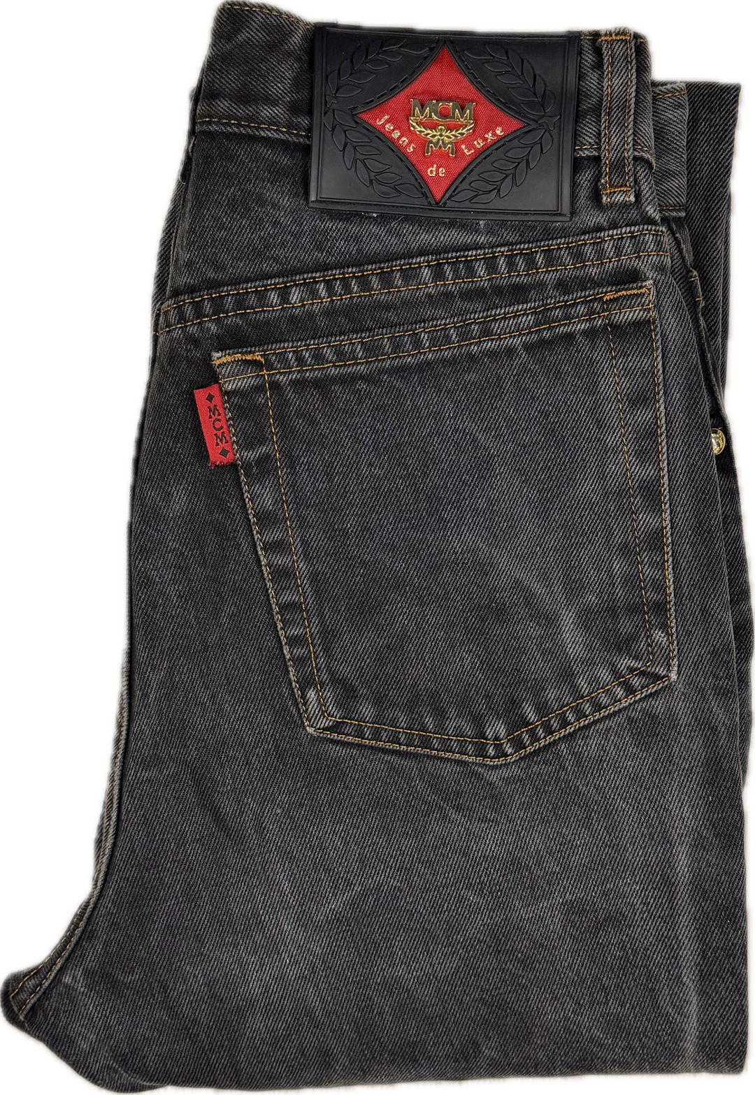 MCM Vintage 1980's Italian High Waist Tapered Jeans- Suit Size 7/8