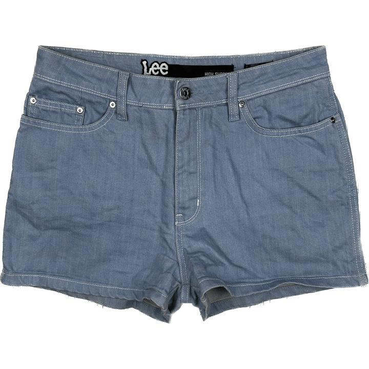 Lee Ladies 'High Short' High Rise Shorts - Size 10 - Jean Pool