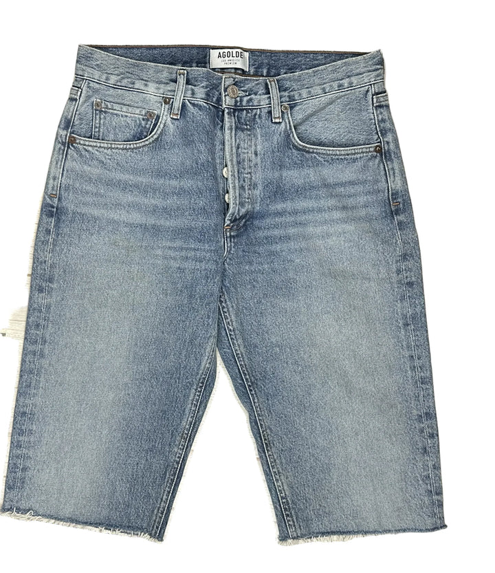 AGOLDE 'Carrie' Long Denim Shorts- Size 27