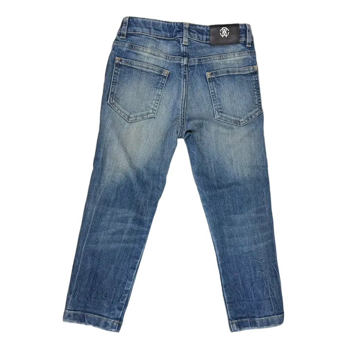 Roberto Cavalli Italy Slim Straight Denim Jeans- Size 5Y