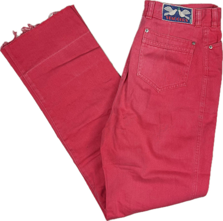 Staggers by Joseph Saba Vintage 1980's Red Jeans - Hard to find!