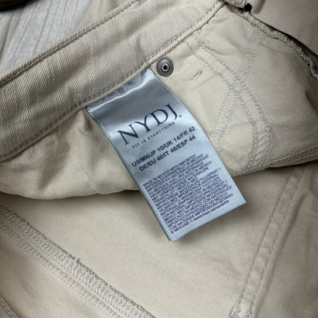 NYDJ 'Ami Skinny' Ivory Stretch Jeans  -Size 10 US or 14 AU