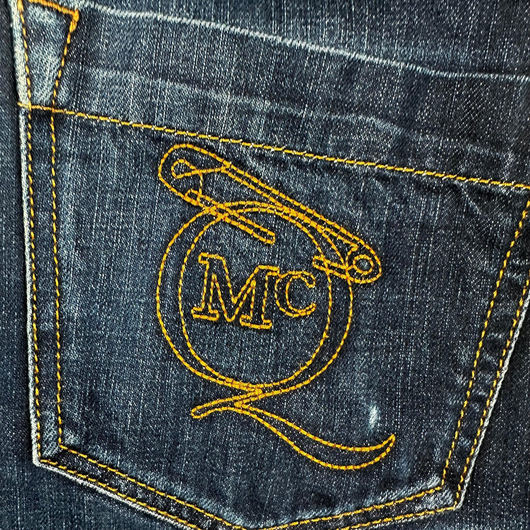 Alexander McQueen Mens Slim Fit Logo Jeans - Size 31