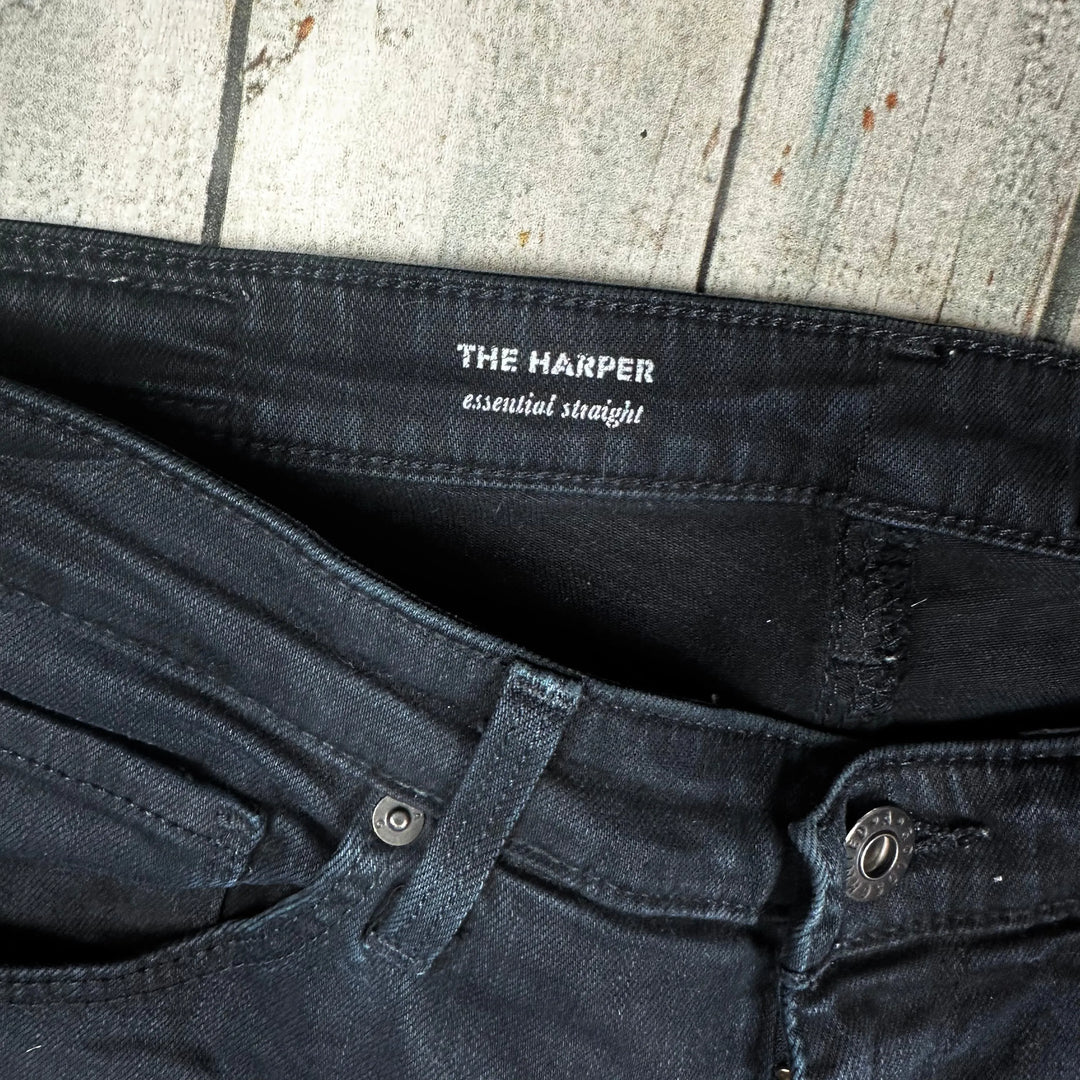 AG Adriano Goldschmied 'The Harper' Essential Straight Jeans- Size 27R - Jean Pool