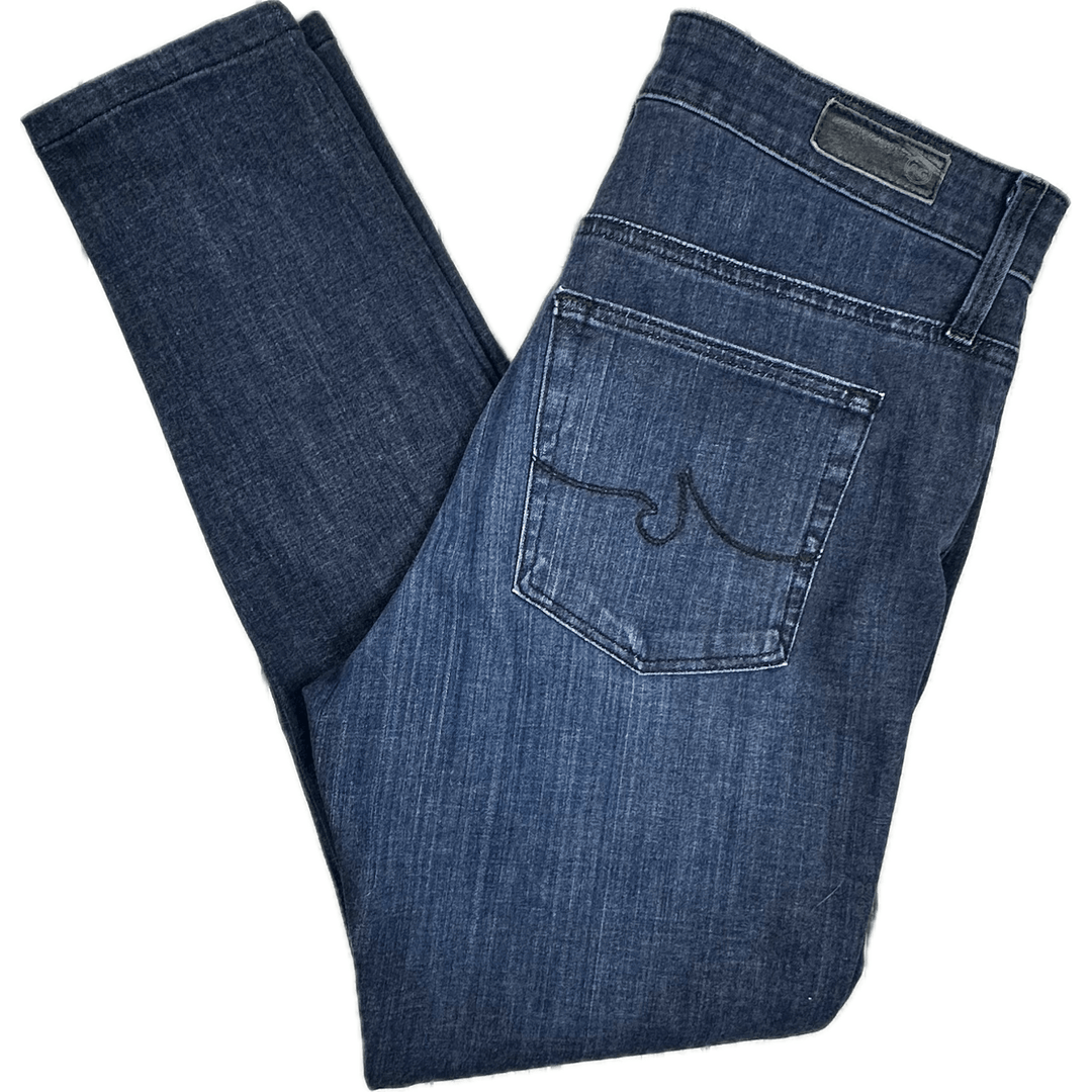 AG Adriano Goldschmied 'The Farrah' High Rise Skinny Jeans- Size 28R - Jean Pool