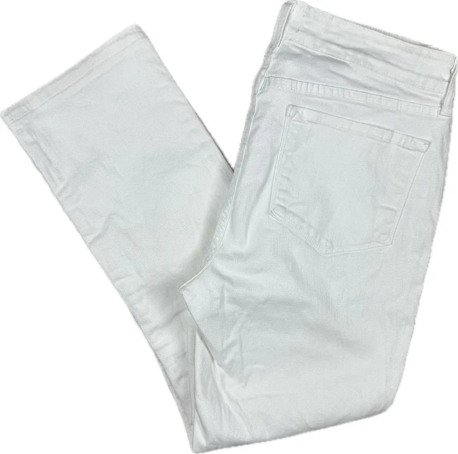 NYDJ 'Skinny' White Ankle Jeans  -Size 8 US or 12 AU