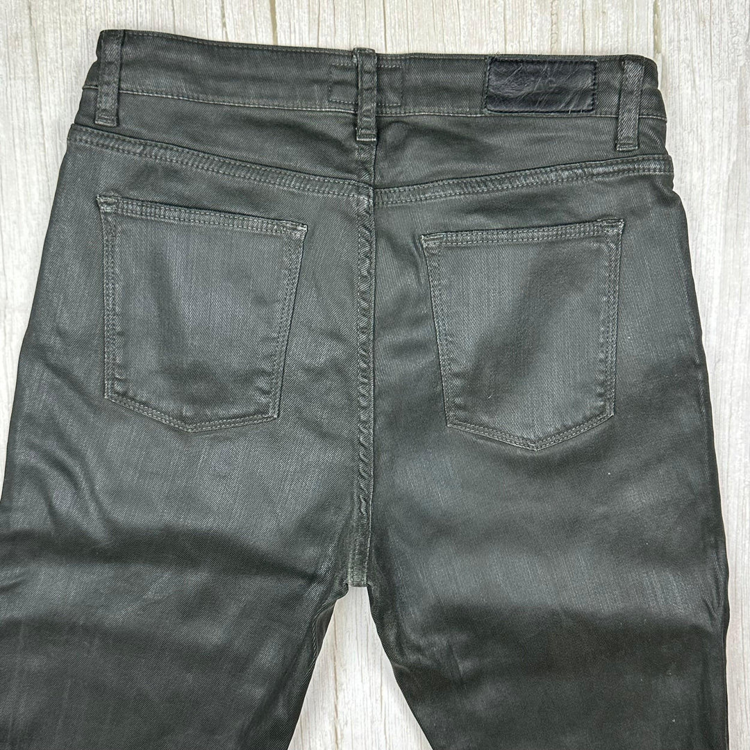 Jag 'The Rosie' High Rise Skinny Coated Jeans - Size 11