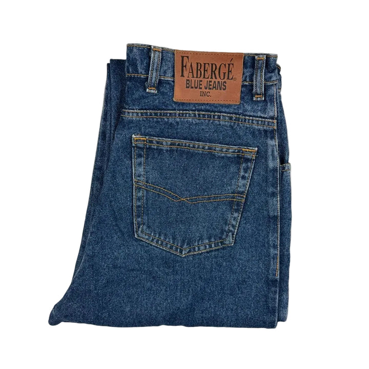 Fabergé Vintage 1980's Aussie Made  High Waist Baggies Jeans- Suit Size 8/10