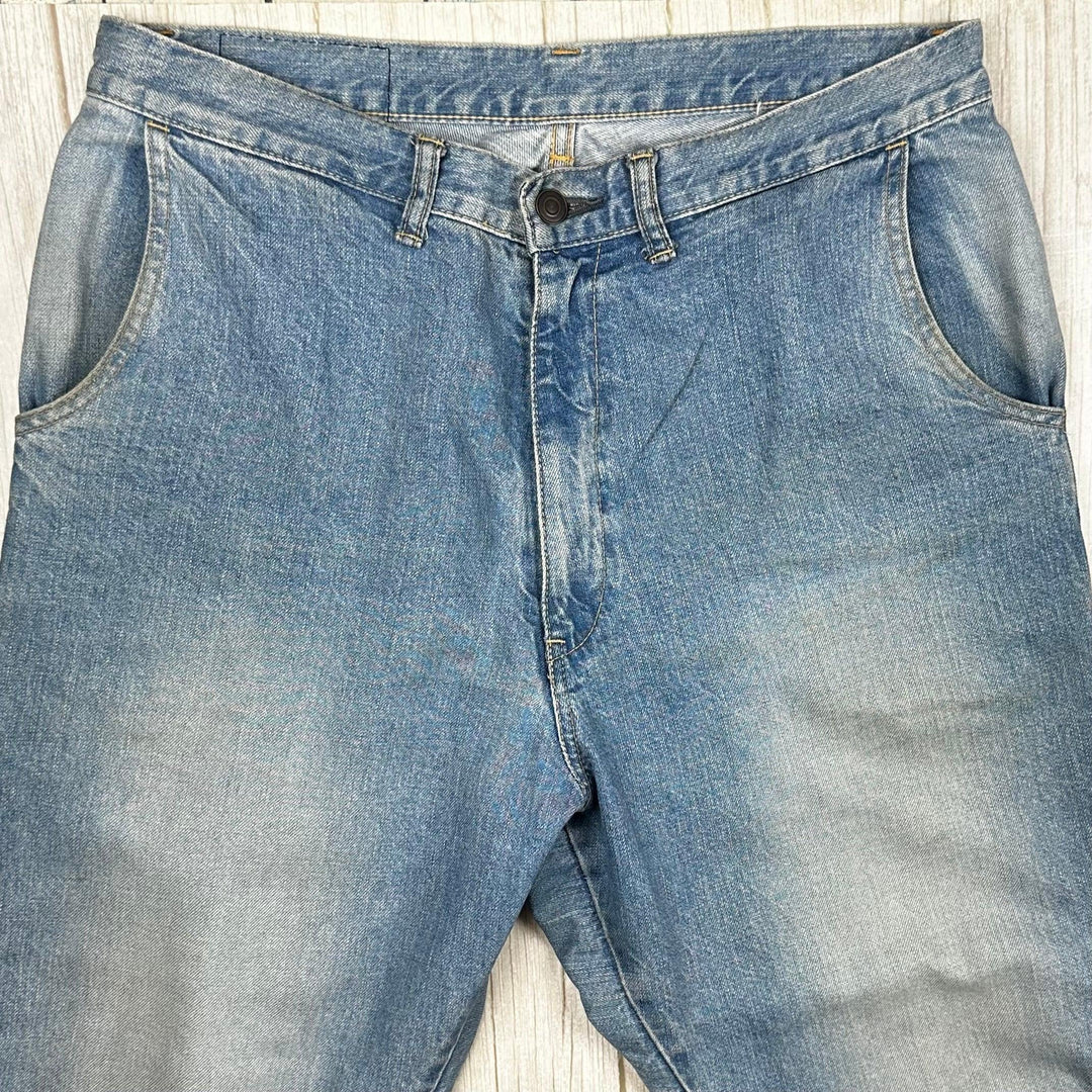 Bassike Made in Japan Super Lo Slung Jean -Size 31