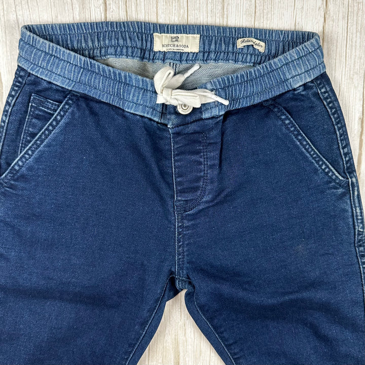 Scotch & Soda Boys Track Style Jeans- Size 10Y