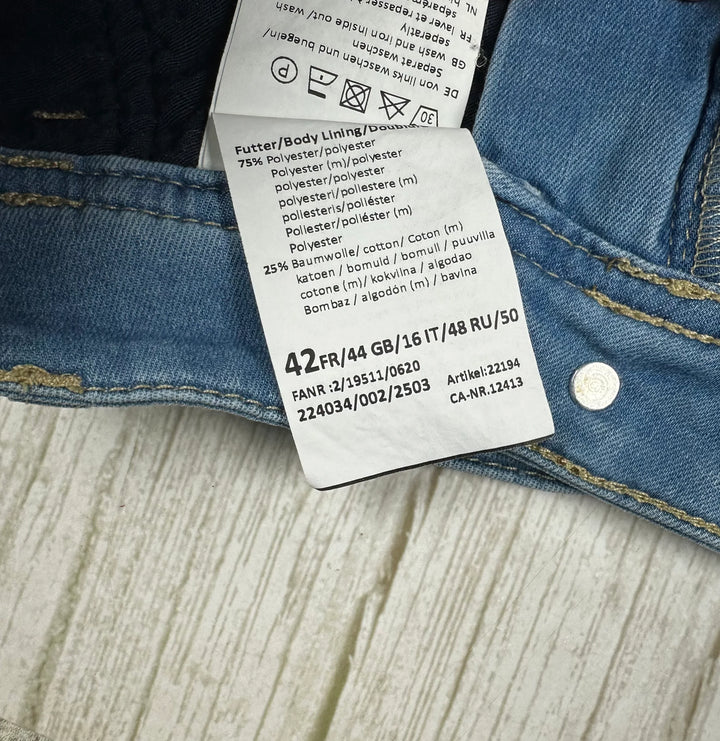 Basler 'Julienne' Mid Slim Crop Jeans - Size 16