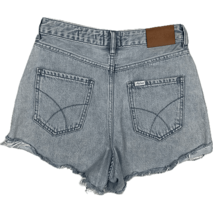 Lee Riders 'Hi Mom Shorts' Denim Shorts - Size 6 - Jean Pool