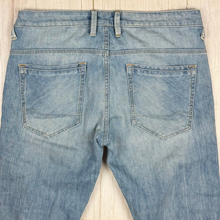 Angelo Litrico Mens Straight Slim Fit Jeans - Size 36S