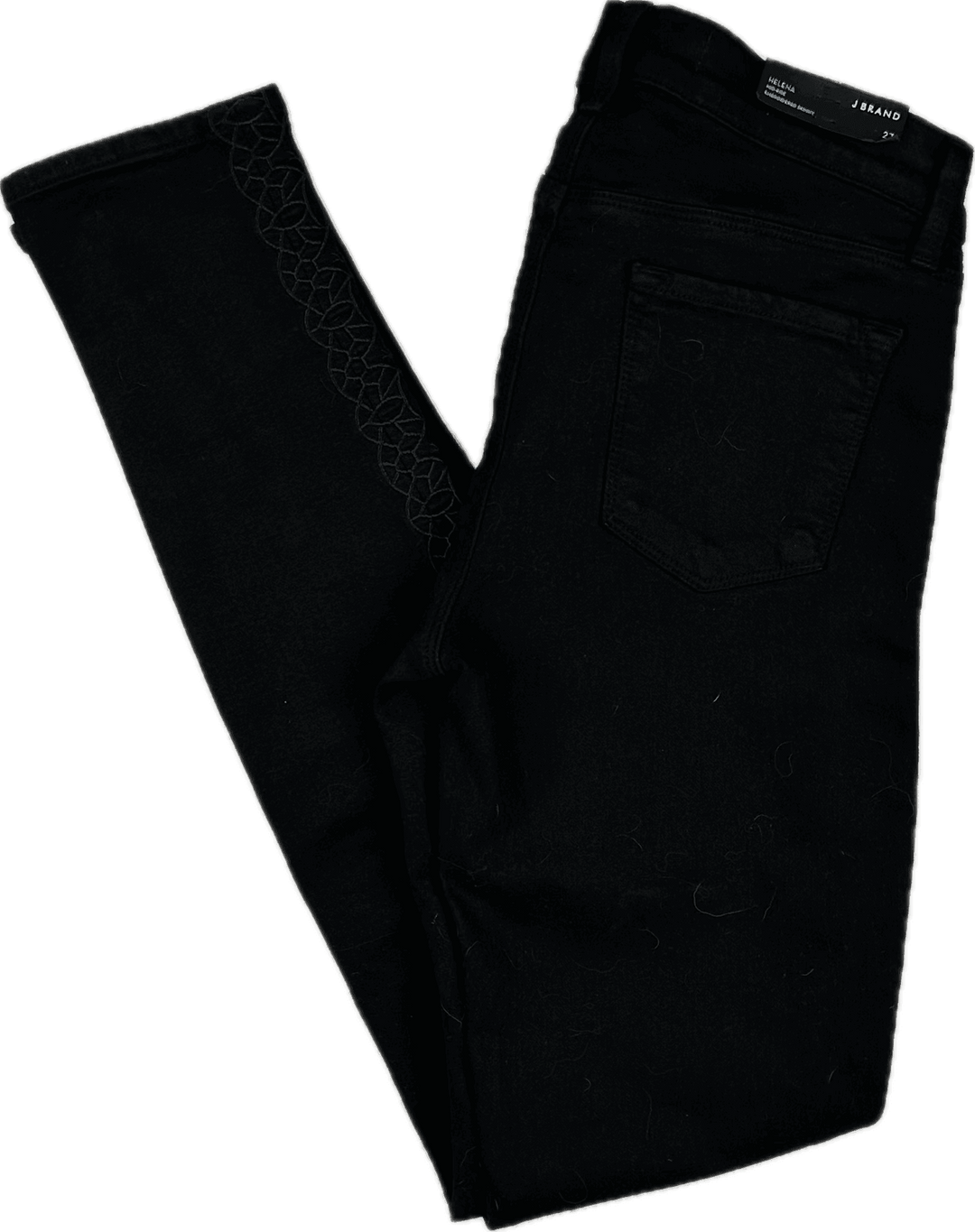 NWT- J Brand 'Helena' Mid Rise Embroidered Jeans- Size 27 - Jean Pool