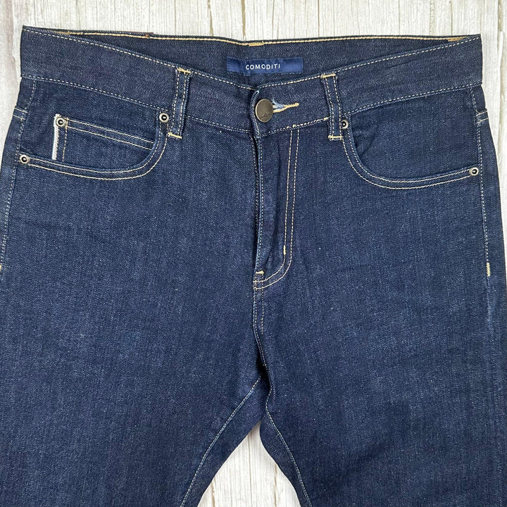 Comoditi Selvedge Stretch Mens Straight Denim Jeans - Size 31 S