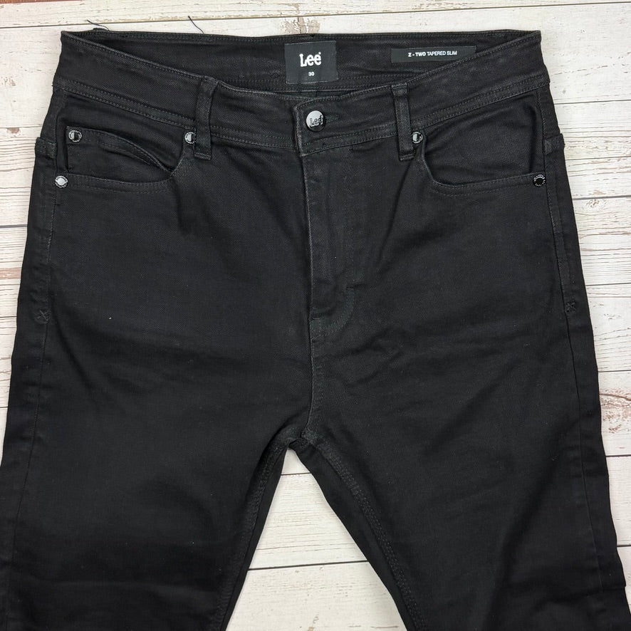 Lee  'Z Two- Slim Tapered' Men's Black Stretch Jeans - Size 30