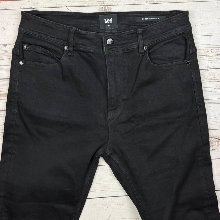 Lee  'Z Two- Slim Tapered' Men's Black Stretch Jeans - Size 30