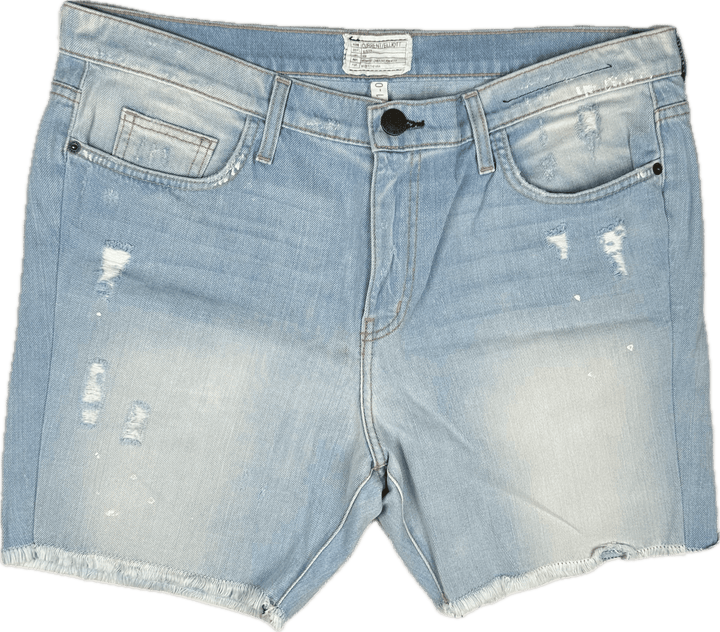 Current/Elliot 'The Cut off Bermuda Short' Denim Shorts- Size 31 - Jean Pool