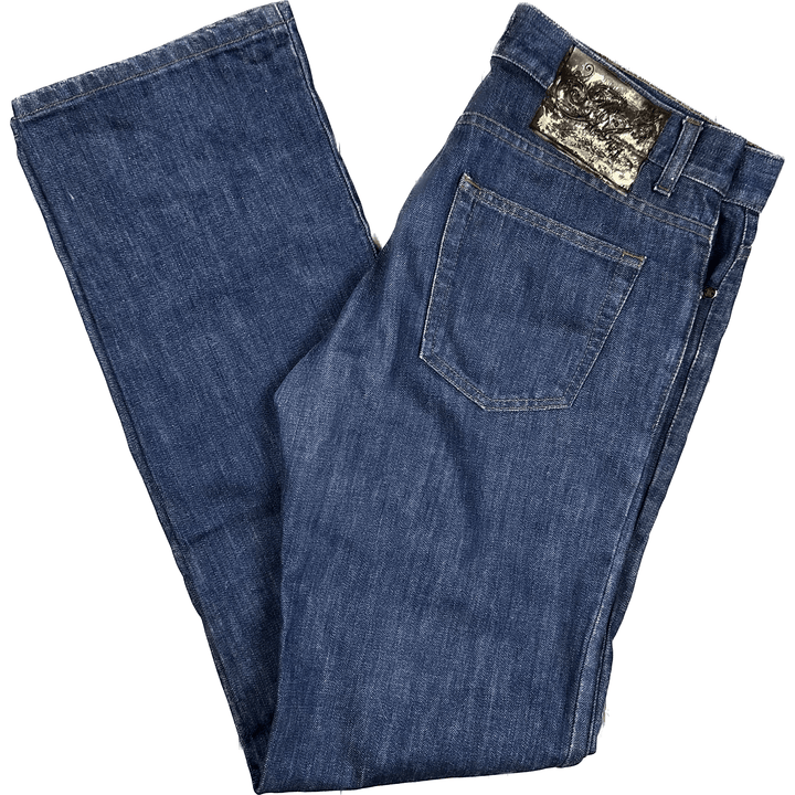 Roberto Cavalli Italian Ladies Straight legJeans - Size 48 Euro -14/16 AU - Jean Pool