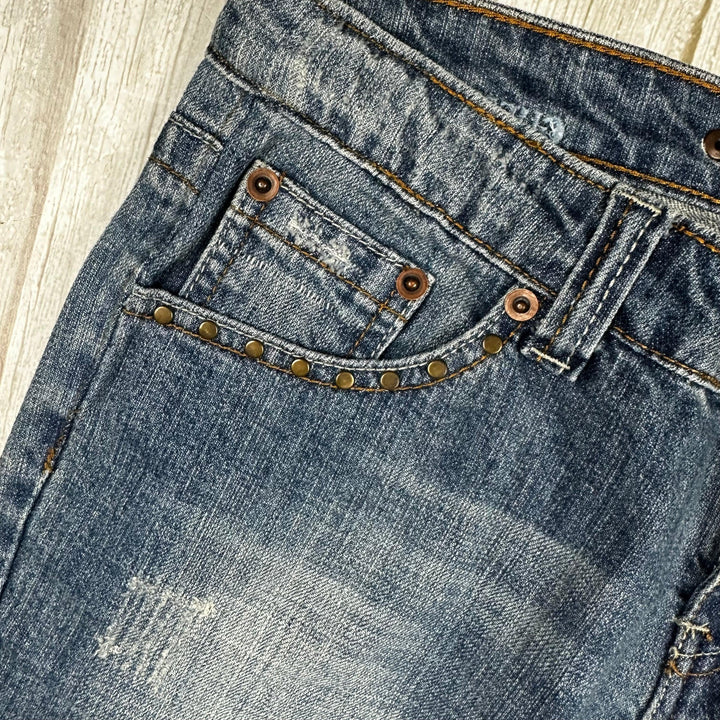 Guess Low Rise Studded Denim shorts - Size 26