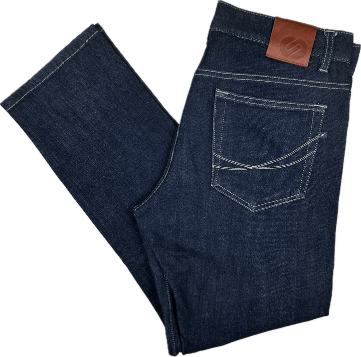 Comoditi Selvedge Stretch Mens Straight Denim Jeans - Size 31 S