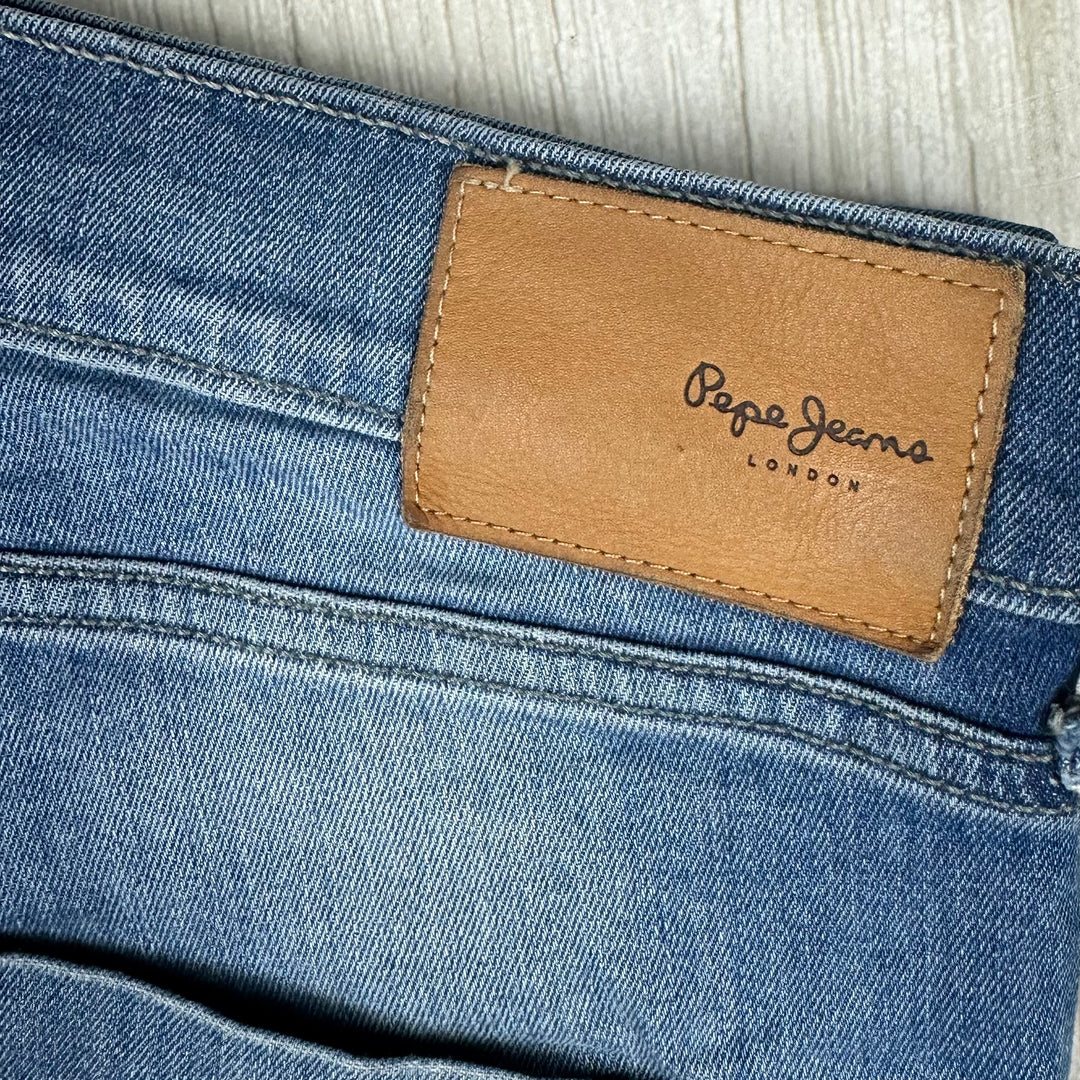 Pepe London- Mens "Vapour" Stretch Slim Fit  Jeans- Size 32