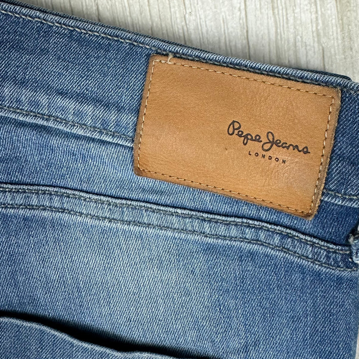 Pepe London- Mens "Vapour" Stretch Slim Fit  Jeans- Size 32