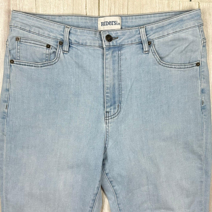Riders by Lee 'R1 Skinny' Light Wash Stretch Jeans- Size 38