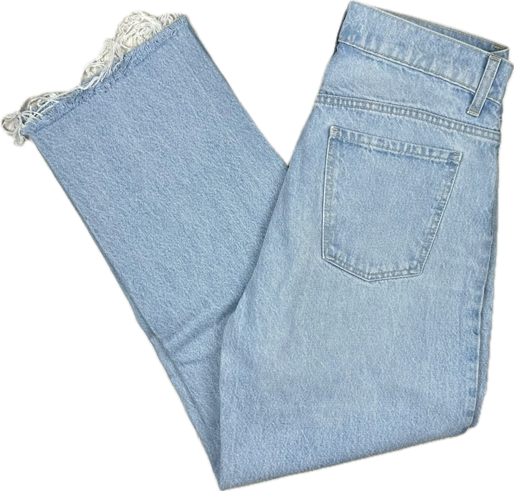 NOBODY 'Maude' Crossover Jean in Dizzy Wash Size 27