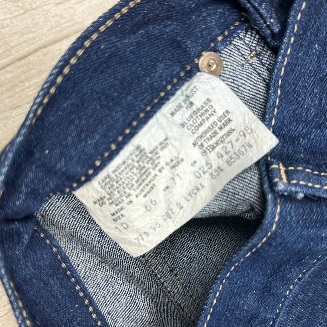 Bluegrass 1980's High Waist Slim Australian Ladies Jeans - Suit Size 6