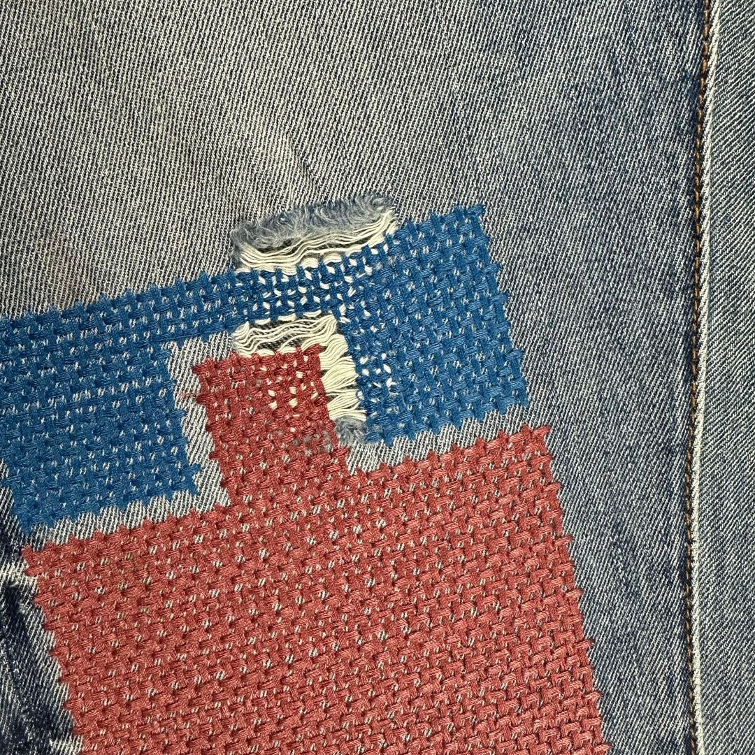 NWT - Sandrine Rose Re-Worked Original Handmade in USA Jeans - Size 25