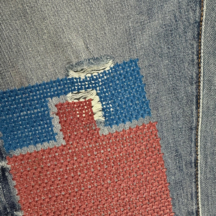 NWT - Sandrine Rose Re-Worked Original Handmade in USA Jeans - Size 25