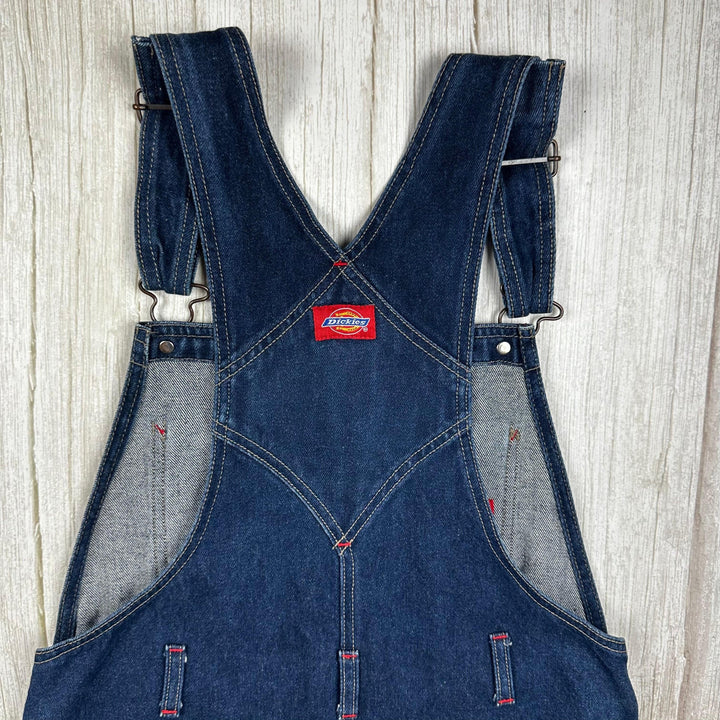 Dickies Denim Skirtall Bib and Brace Front - Size S