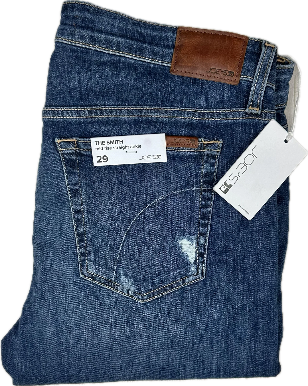NWT-Joe's Jeans 'The Smith' Mid Rise Straight Ankle Ladies Jeans -Size 29