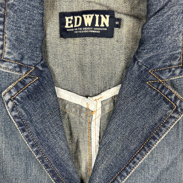 Edwin Mens Japanese Denim Blazer Jacket - Suit Size L - Jean Pool
