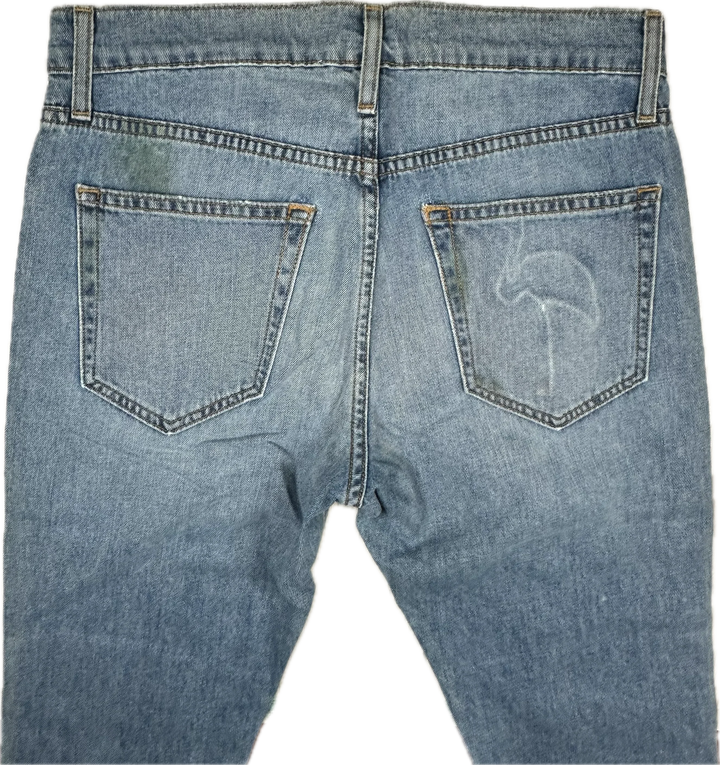 NWT - Sandrine Rose Re-Worked Original Handmade in USA Jeans - Size 25