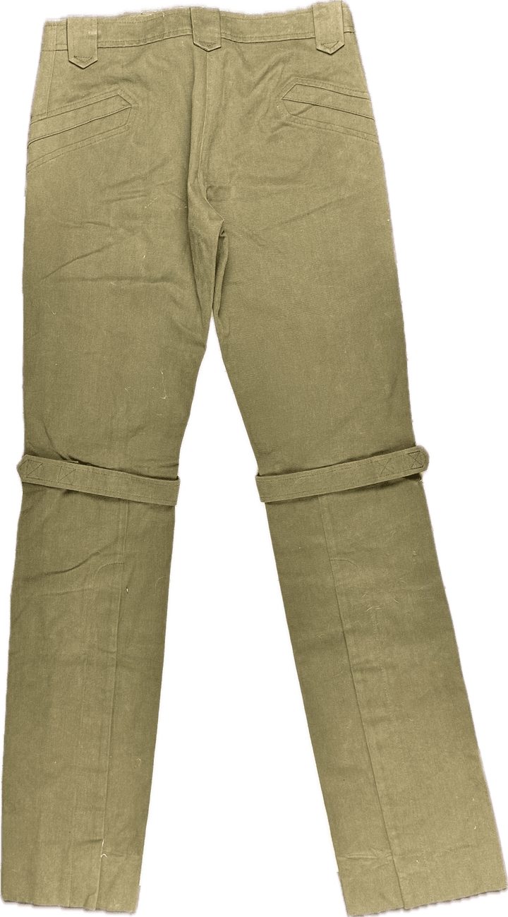 Scanlan & Theodore Khaki Panelled Cargo Jeans- Size 8 - Jean Pool