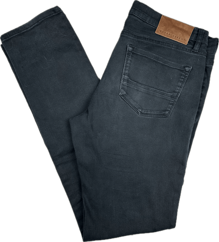 Cerruti 1881 Italian Stretch Black Mens Jeans - Size 34