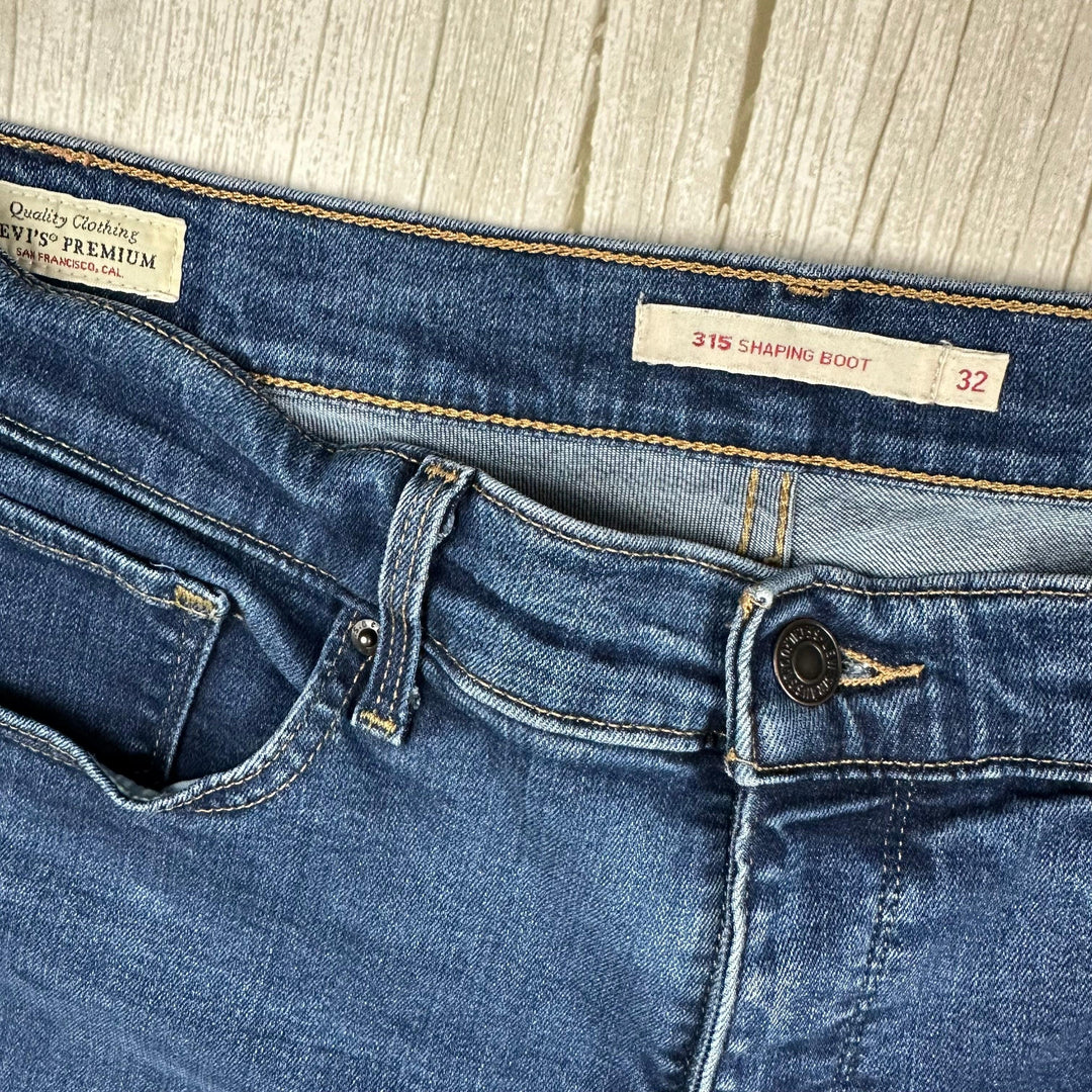 Levis 315 Shaping Boot Stretch Jeans- Size 32