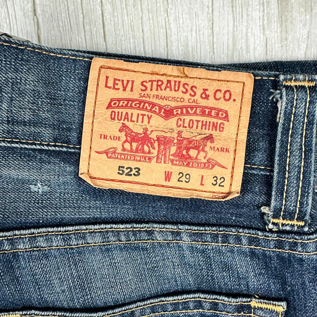 Levis Vintage 90's 523 Straight Denim Jeans - Size 29S - Jean Pool