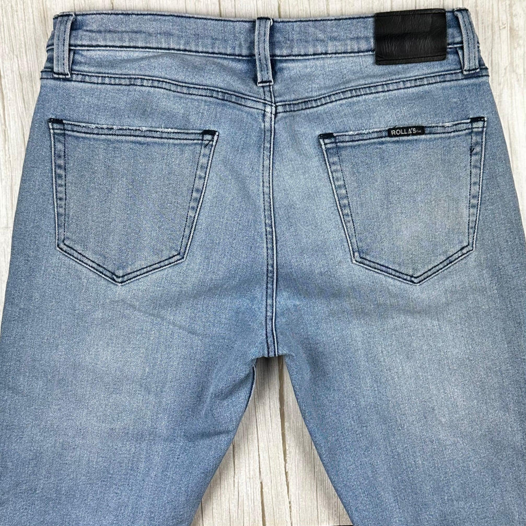 Mens ROLLAS 'Tim Slims' Stretch Jeans - Size 33/32